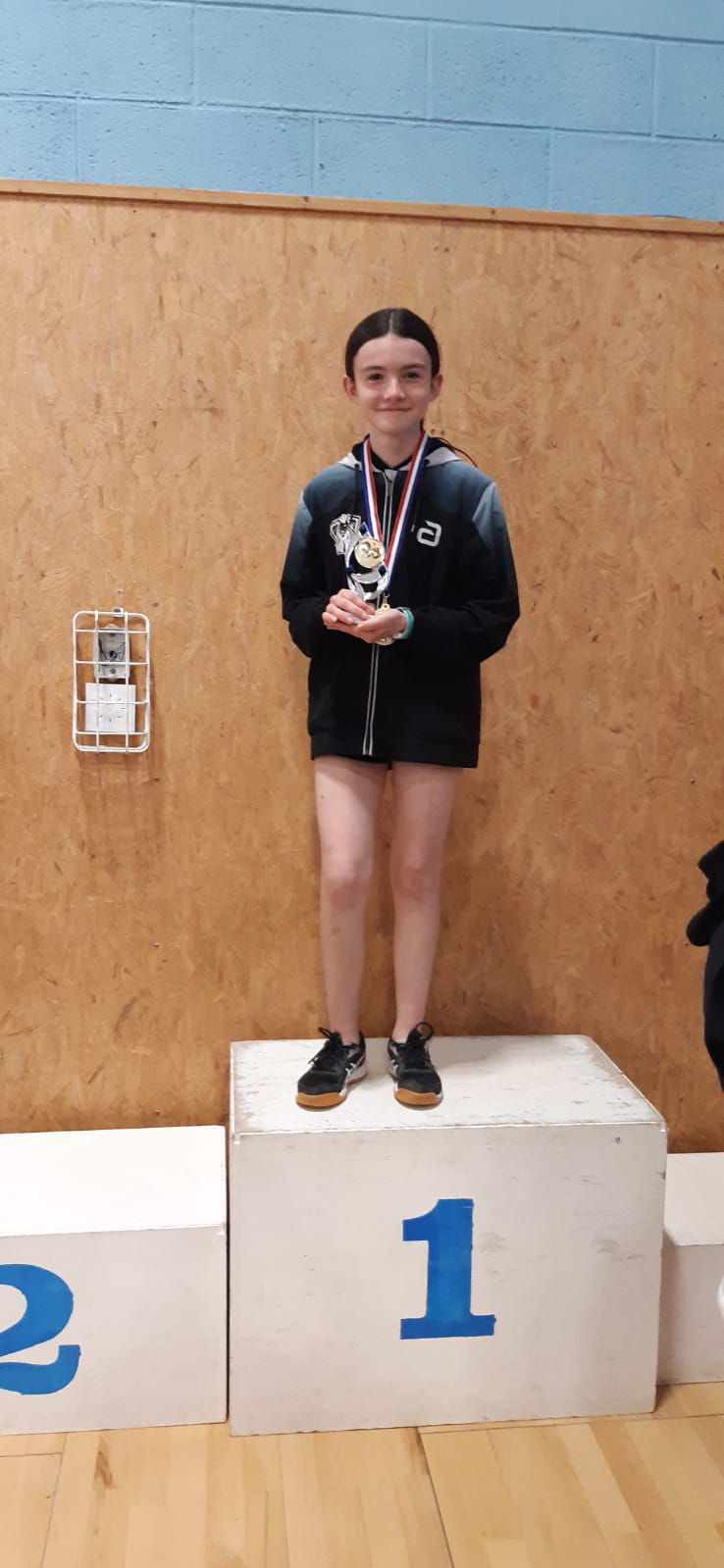 Podium Benjamines Filles Finales CDTT27 2024