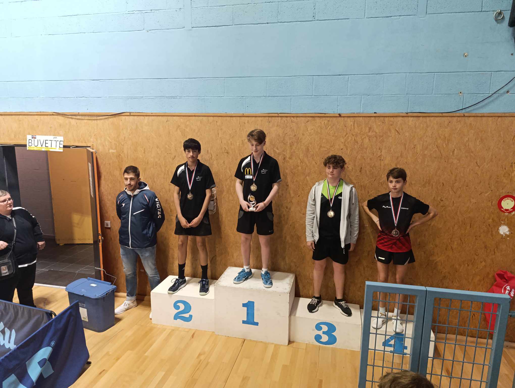 Podium Cadets Finales CDTT27 2024
